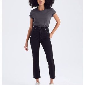 Abercrombie Ultra High-Rise Ankle Straight Jeans